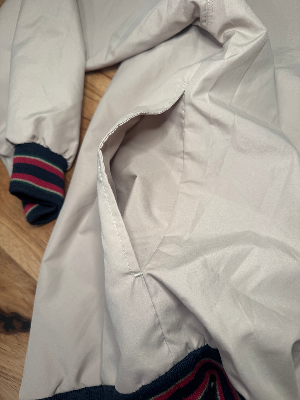 Y2K Cream Windbreaker - XL
