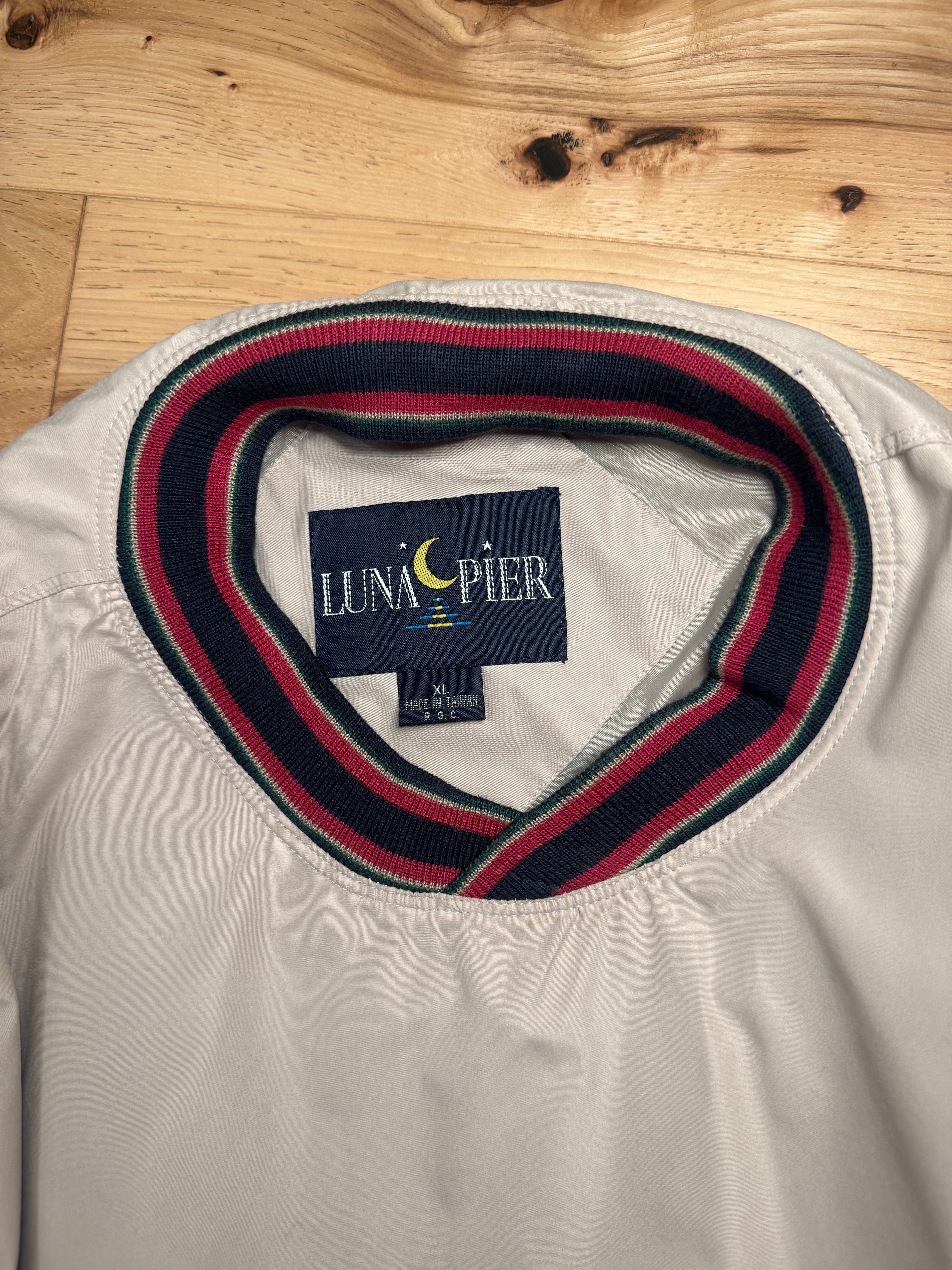 Y2K Cream Windbreaker - XL