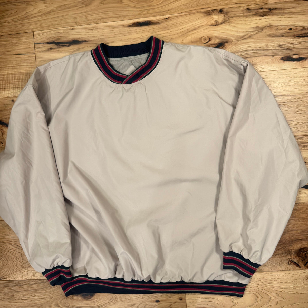 Y2K Cream Windbreaker - XL